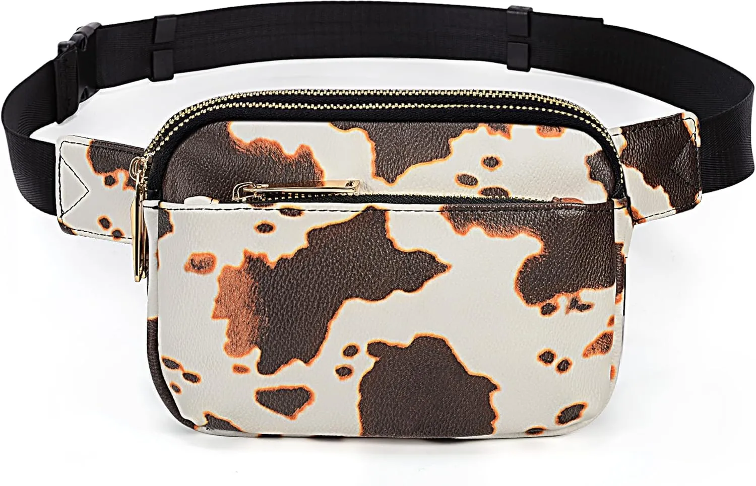 UTO Fanny Pack for Women Crossbody Trendy Fashion Belt Purse Chest Waist Hip Bumbag for Outdoor Shopping Travel Hiking