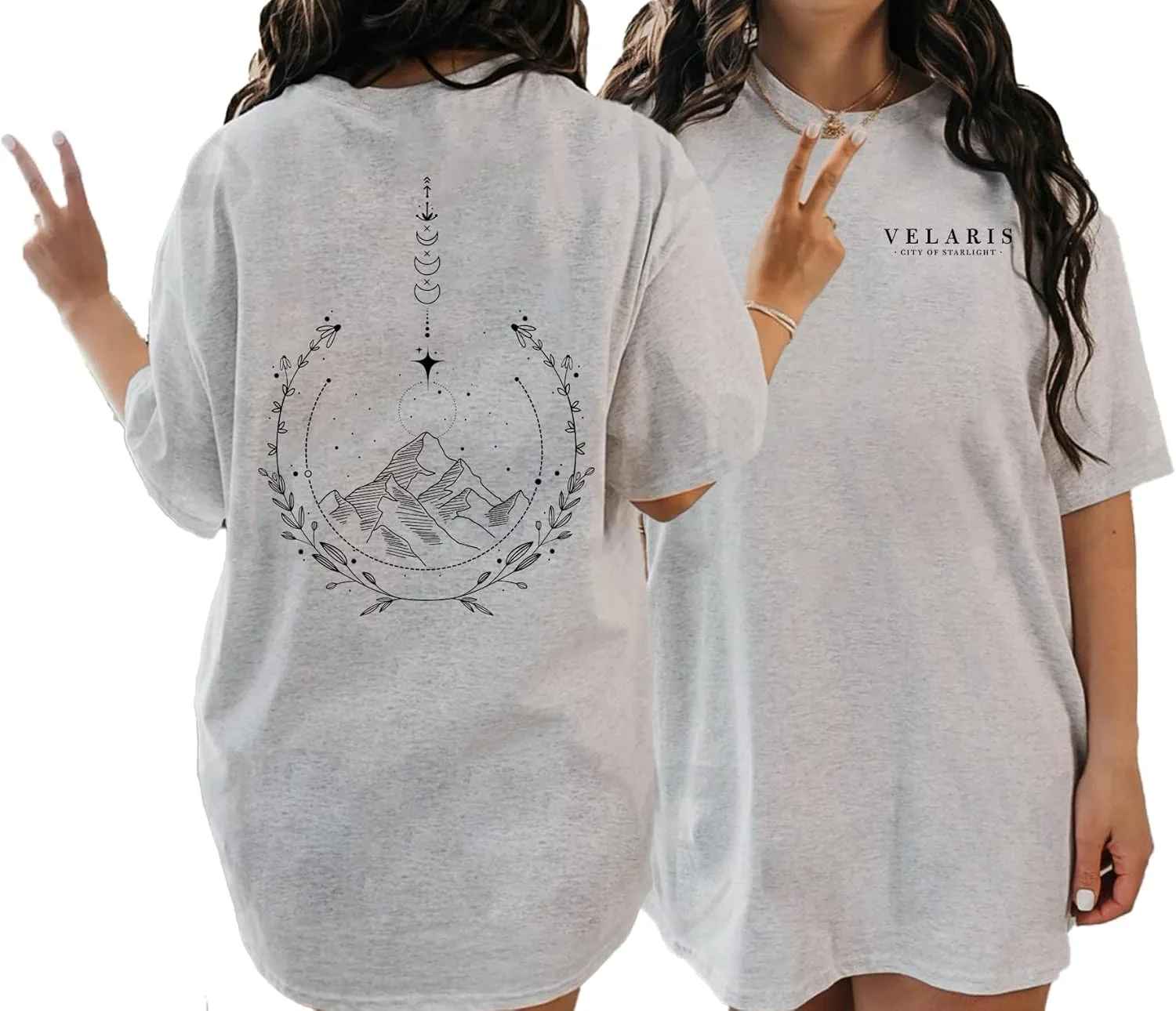 Velaris City of Starlight Tshirt - The Night Court Acotar 2 Sided Tshirt, Sarah J Maas Clothing