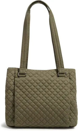 Vera Bradley Women's Cotton Multi-Compartment Shoulder Satchel Purse