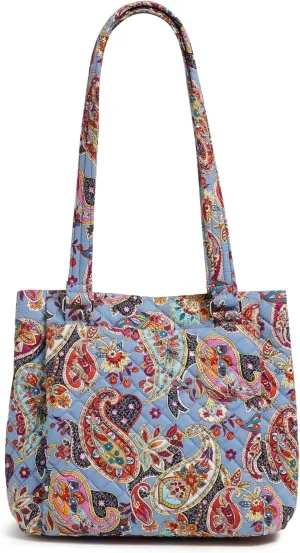 Vera Bradley Women's Cotton Multi-Compartment Shoulder Satchel Purse