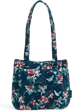 Vera Bradley Women's Cotton Multi-Compartment Shoulder Satchel Purse
