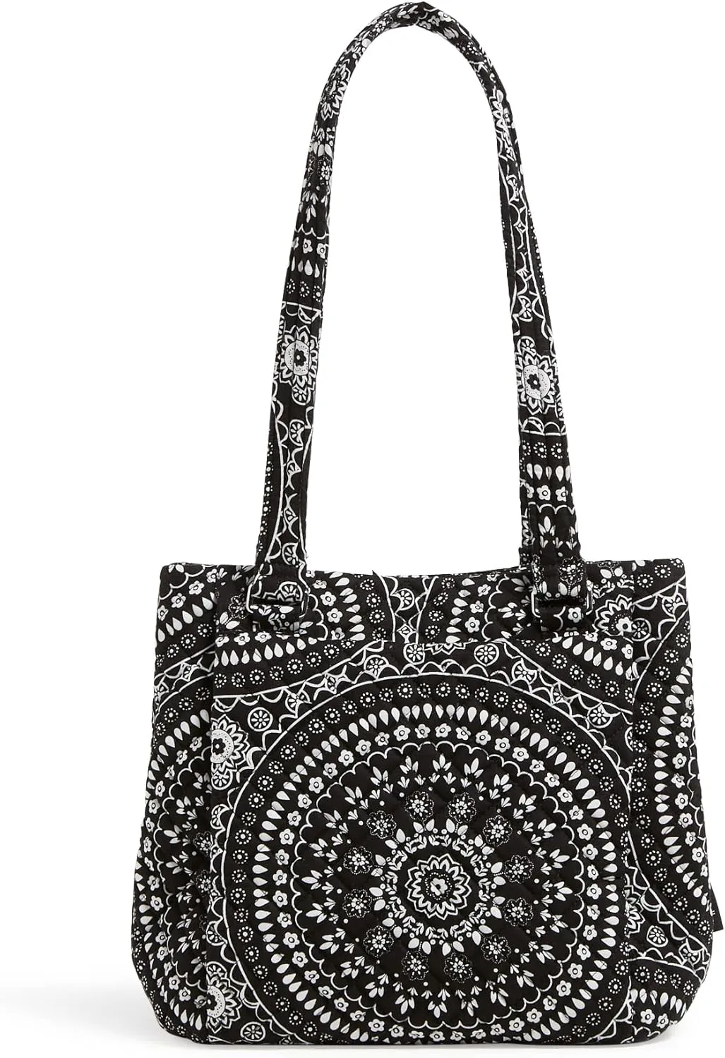 Vera Bradley Women's Cotton Multi-Compartment Shoulder Satchel Purse