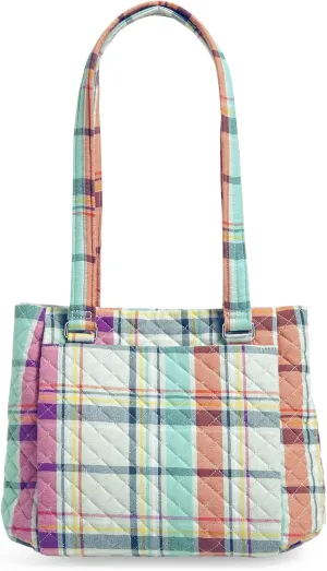Vera Bradley Women's Cotton Multi-Compartment Shoulder Satchel Purse