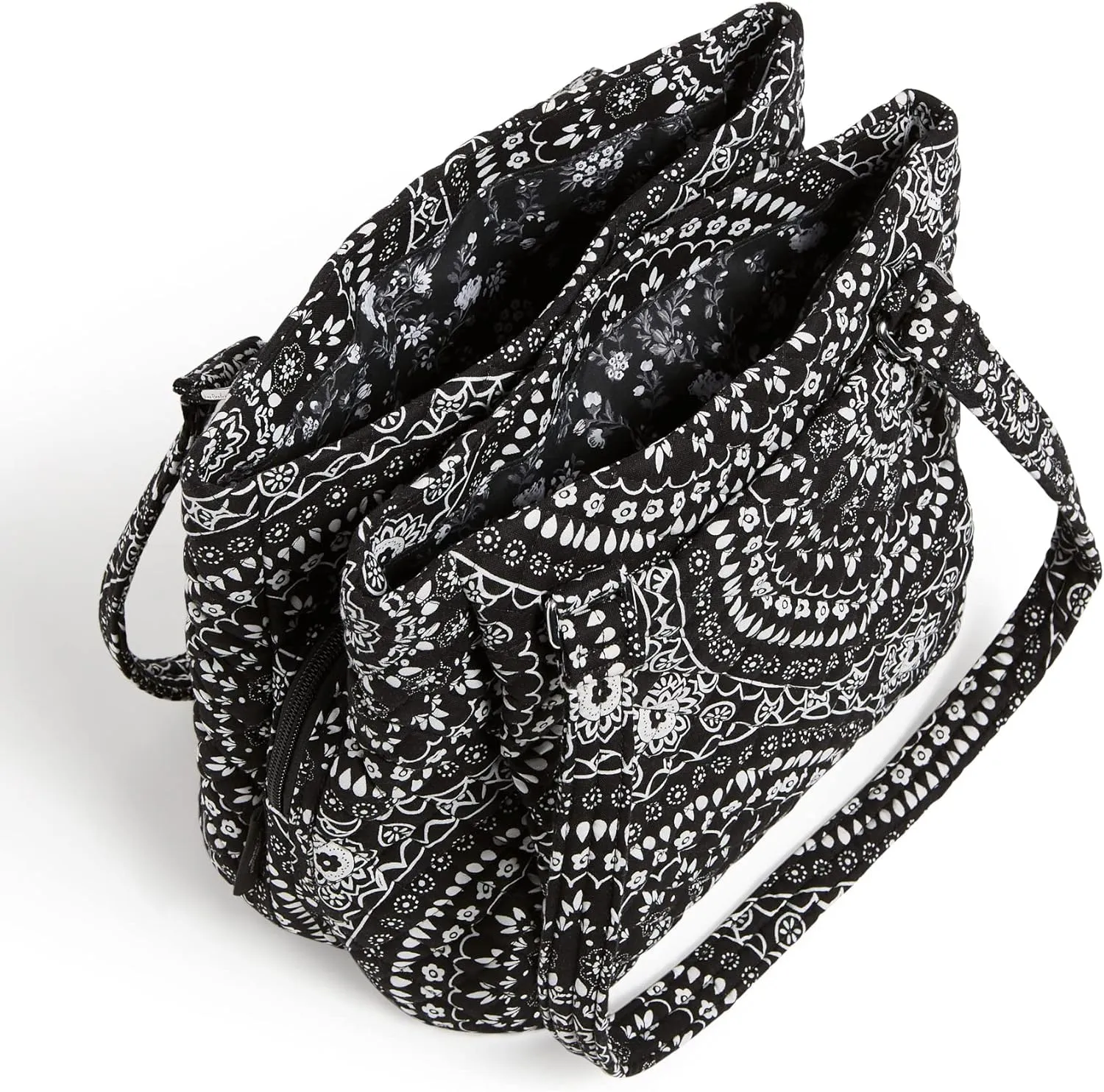 Vera Bradley Women's Cotton Multi-Compartment Shoulder Satchel Purse
