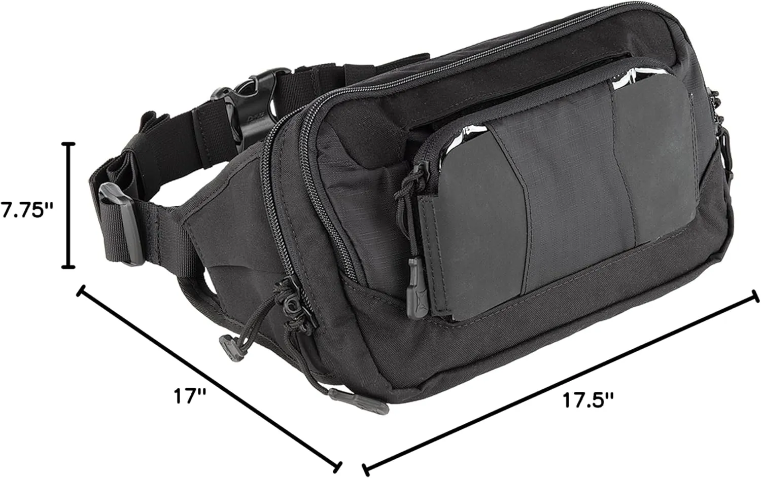 Vertx S.O.C.P. Tactical Fanny Pack, CCW Crossbody Waist Bag for Men and Women, Concealed Carry, EDC, Travel, Work