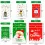 VEYLIN Christmas Drawstring Bags 34 PCS
