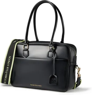 VICTORIA HYDE Women Business Satchel Handbags, Leather Tote Bag, Weekender Travel Bag