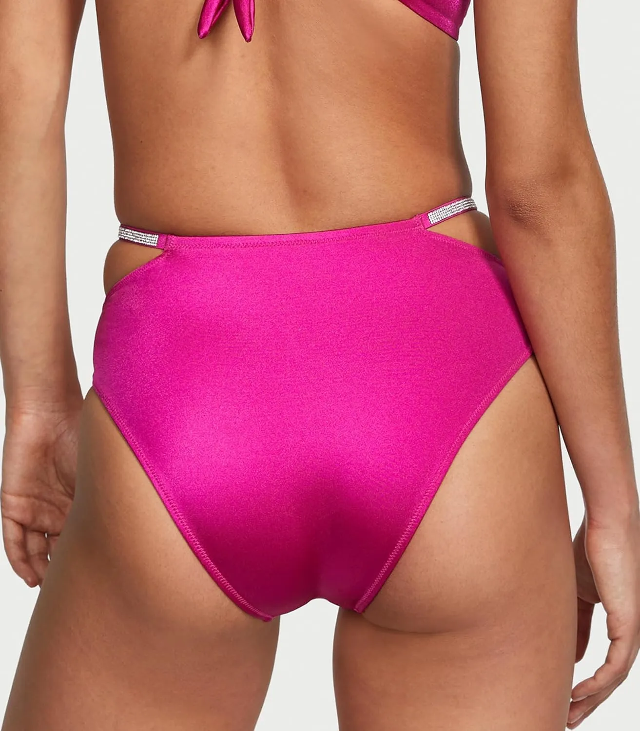Victoria's Secret Shine Strap High-Waist Cheeky Bikini Bottom