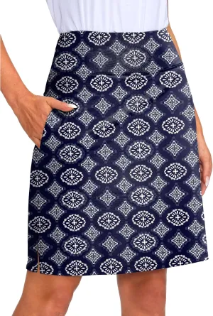 Viodia Women's 20" Knee Length Skorts Skirts UPF50  Athletic Tennis Golf Skirt for Women Casual Summer Skirts