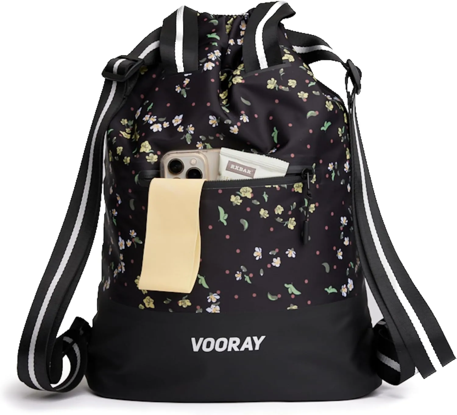 VOORAY 23L Flex Cinch Drawstring Backpack – Lightweight Travel Bag, Weekender & Sports Gym Bag for Women and Men