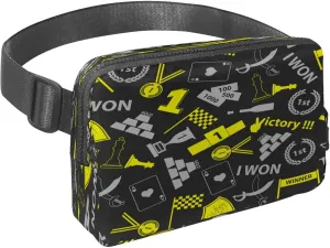 Waist Pack for Women Men, Outdoor Waist Bag Fanny Pack, Slim Running Belt Bum Bag for Walking Jogging Hiking Traveling Workout - Victory Symbols