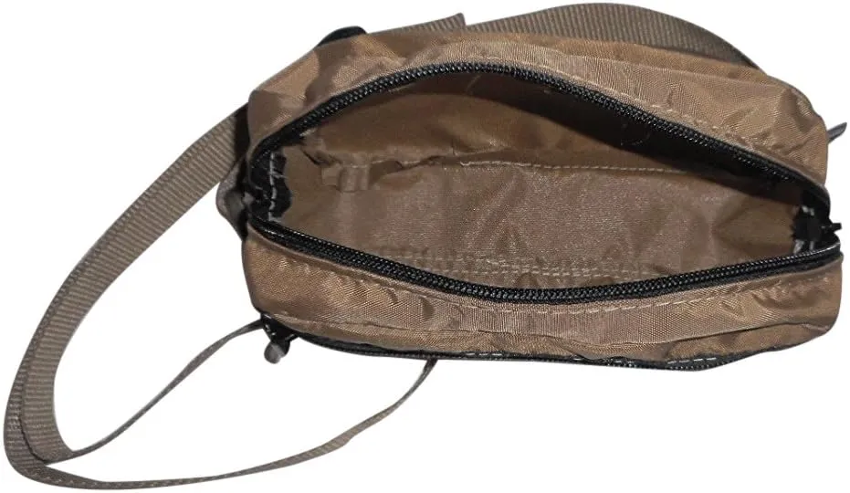 Waist Packs, Crossbody Bags, Belt Bag, Fanny pack with Adjustable Strap Made in USA.(Khaki)