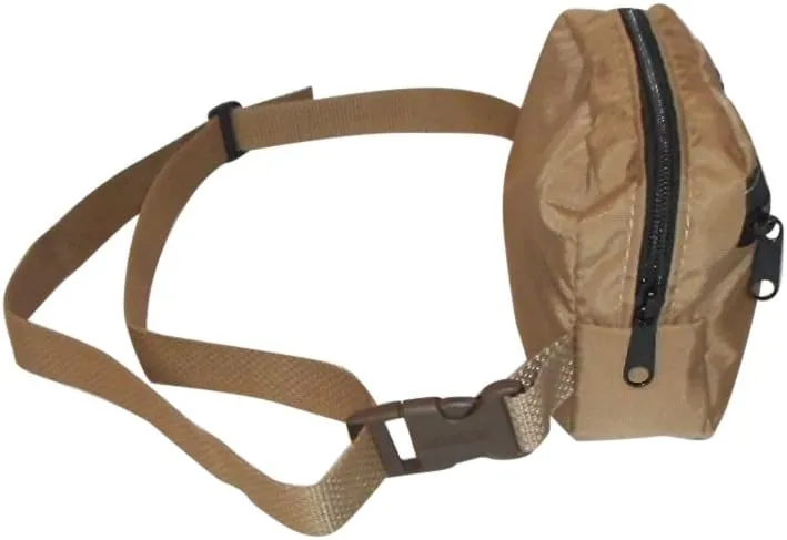 Waist Packs, Crossbody Bags, Belt Bag, Fanny pack with Adjustable Strap Made in USA.(Khaki)