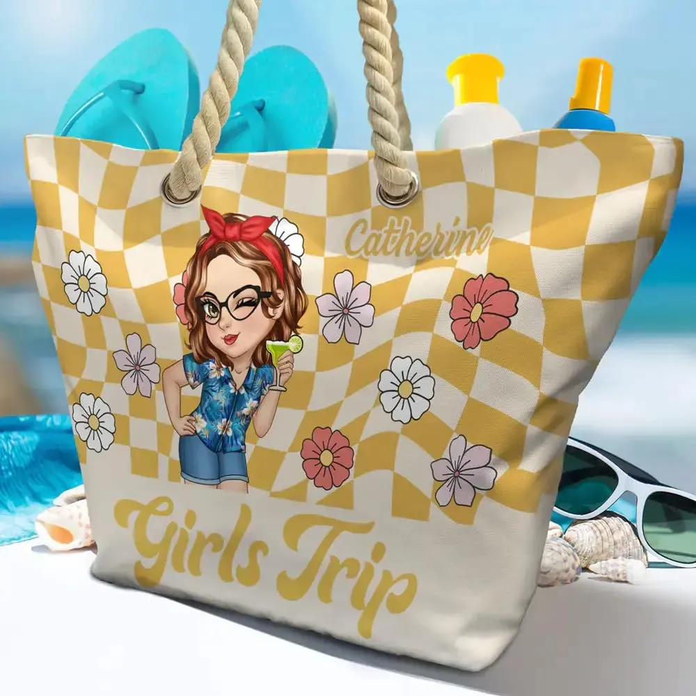 WANDER PRINTS Personalized Beach Bag - Gift for Bestie