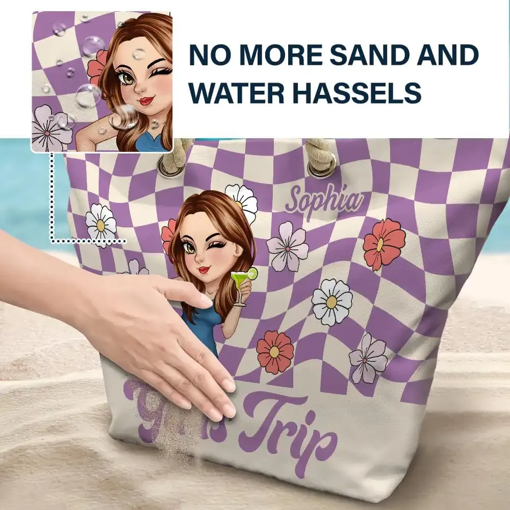 WANDER PRINTS Personalized Beach Bag - Gift for Bestie