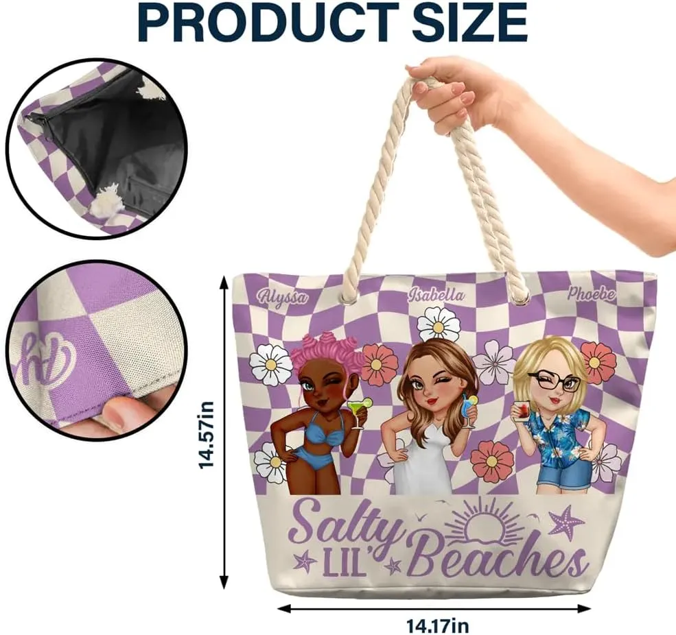 WANDER PRINTS Personalized Beach Bag - Gift for Bestie