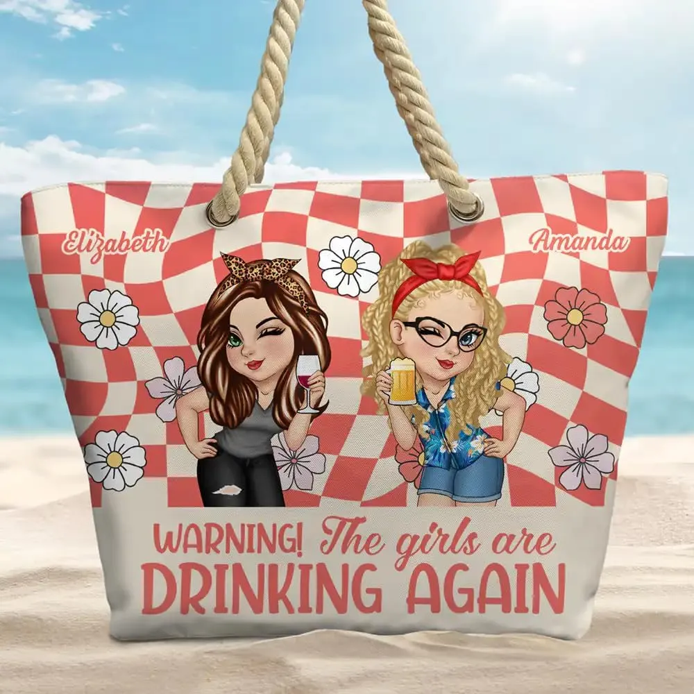 WANDER PRINTS Personalized Beach Bag - Gift for Bestie