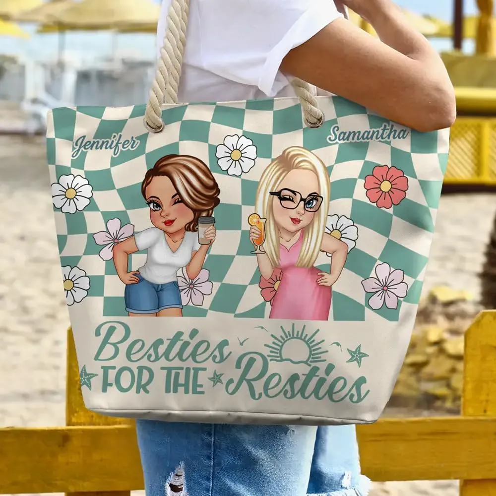 WANDER PRINTS Personalized Beach Bag - Gift for Bestie