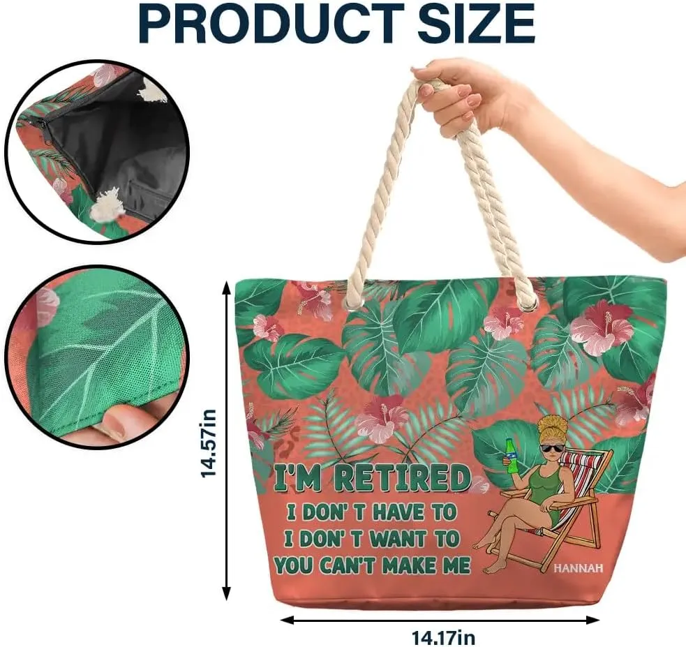 WANDER PRINTS Personalized Beach Bag - Gift for Bestie
