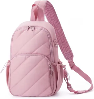 Wandering Nature Featherweight Sling Backpack Crossbody Bag for Women Fits for 11" iPad with Convertible Padded Strap, Multiple Pockets, Ideal for College, Work Commute, Travel, Everyday Errands