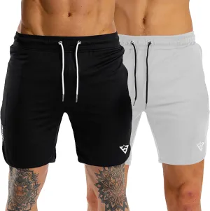 Wangdo Men's 7" Running Shorts with Zipper Pocket for Gym & Athletics