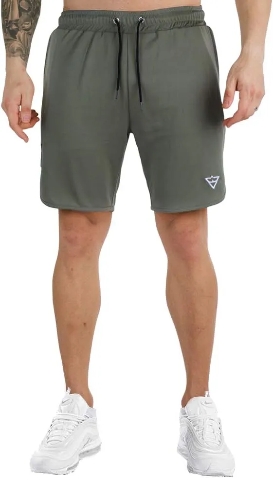 Wangdo Men's 7" Running Shorts with Zipper Pocket for Gym & Athletics