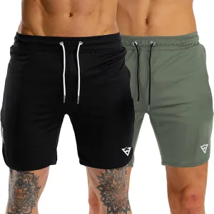 Wangdo Men's 7" Running Shorts with Zipper Pocket for Gym & Athletics