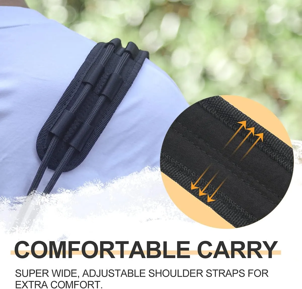 Water-Resistant Drawstring Bag - Expandable 30L with Anti-Theft Zipper Pockets - Ideal Small Cinch Backpack for Men, Women, and Kids - Perfect Gym, Beach, School, and Travel Bag (Black)