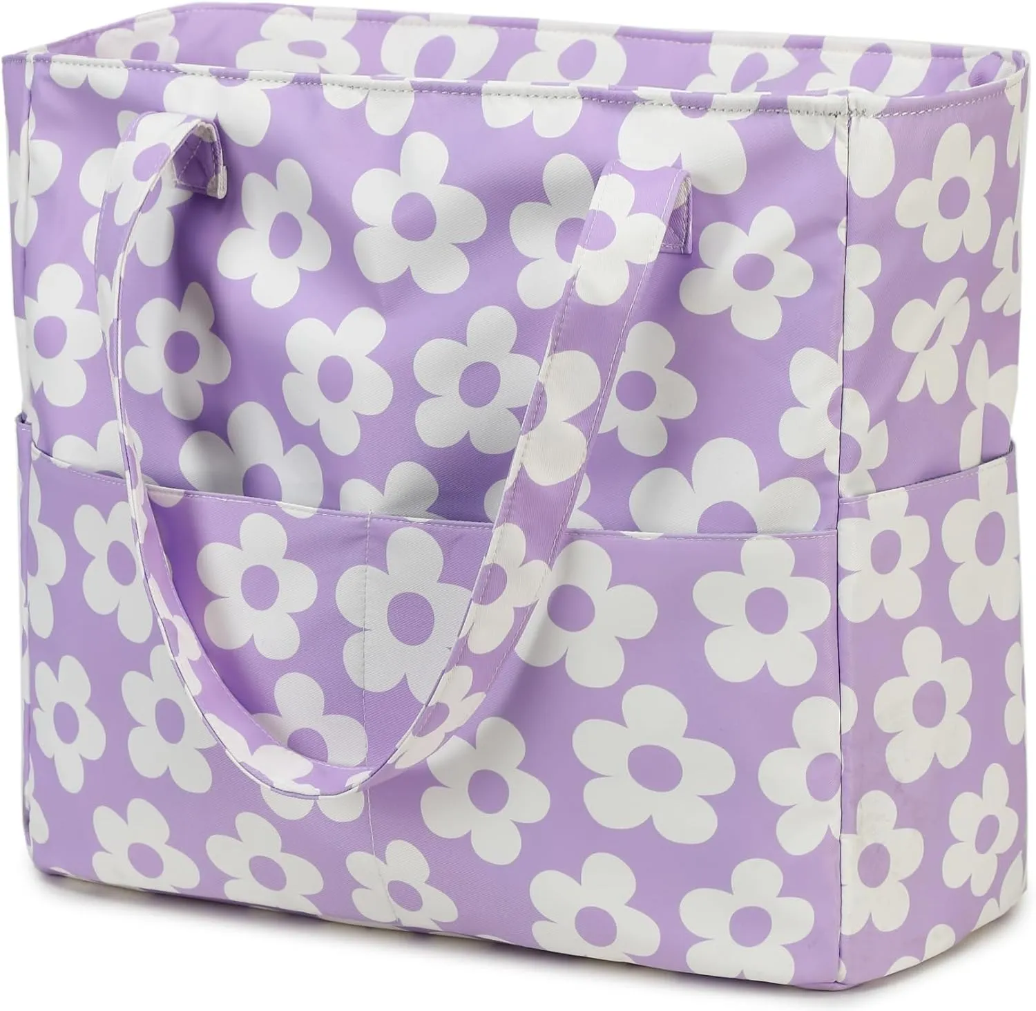 Waterproof Beach Tote Pool Bags for Women Ladies Extra Large Gym Tote Carry On Bag With Wet Compartment for Weekender Travel