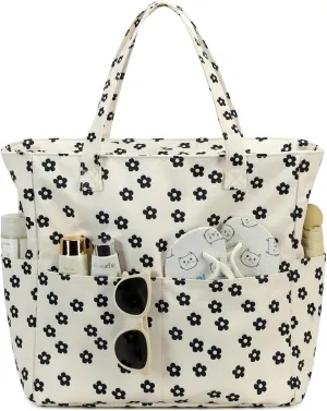 Waterproof Beach Tote Pool Bags for Women Ladies Extra Large Gym Tote Carry On Bag With Wet Compartment for Weekender Travel
