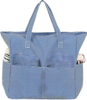 Waterproof Beach Tote Pool Bags for Women Ladies Extra Large Gym Tote Carry On Bag With Wet Compartment for Weekender Travel