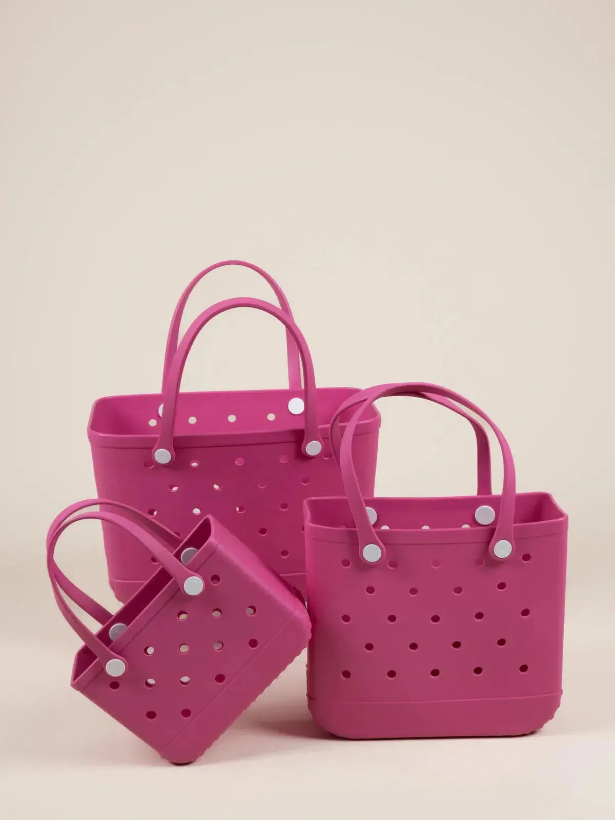 Waterproof Eco-Friendly Vegan Tote Bag - Bubblegum Pink