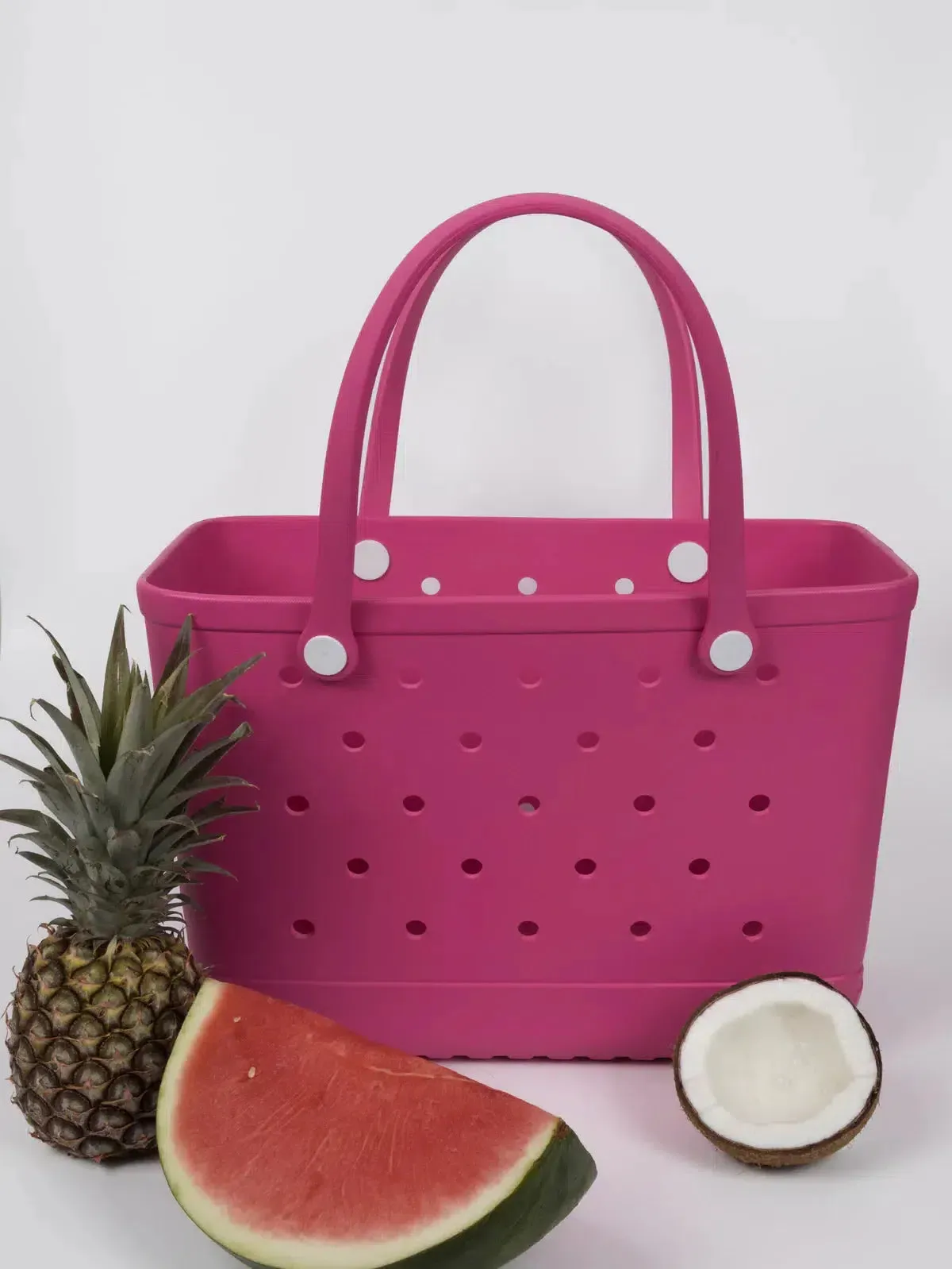 Waterproof Eco-Friendly Vegan Tote Bag - Bubblegum Pink