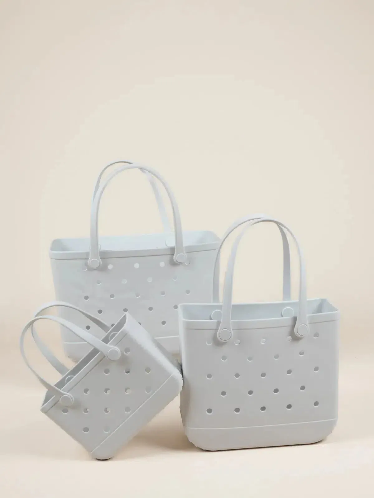 Waterproof Eco-Friendly Vegan Tote Bag - White
