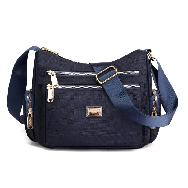 Waterproof Nylon Satchel Crossbody Shoulder Purse Handbag for Women Messenger Bags