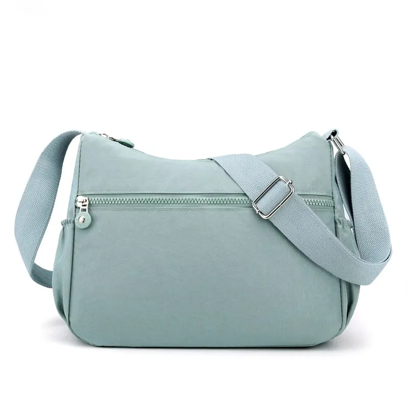 Waterproof Nylon Satchel Crossbody Shoulder Purse Handbag for Women Messenger Bags