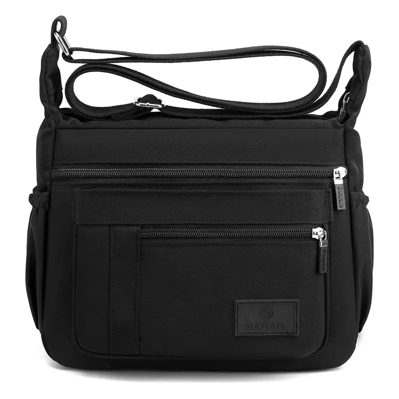 Waterproof Nylon Satchel Crossbody Shoulder Purse Handbag for Women Messenger Bags