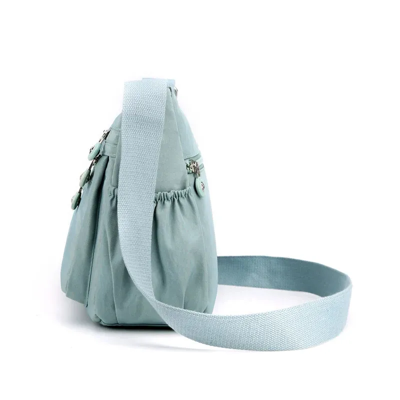 Waterproof Nylon Satchel Crossbody Shoulder Purse Handbag for Women Messenger Bags