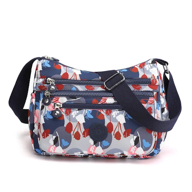 Waterproof Nylon Satchel Crossbody Shoulder Purse Handbag for Women Messenger Bags