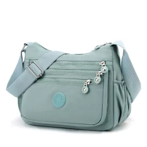 Waterproof Nylon Satchel Crossbody Shoulder Purse Handbag for Women Messenger Bags