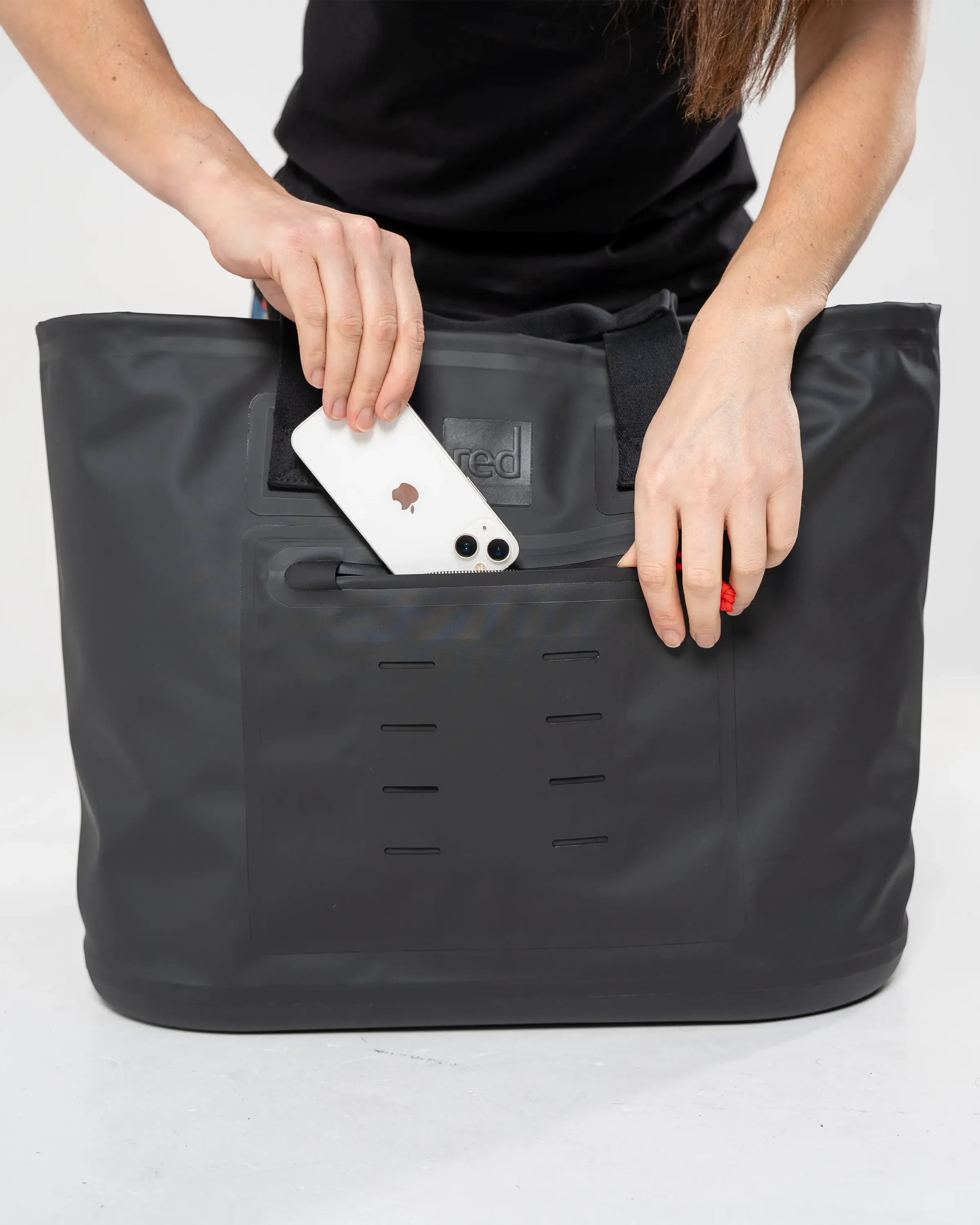 Waterproof Tote in Obsidian Black