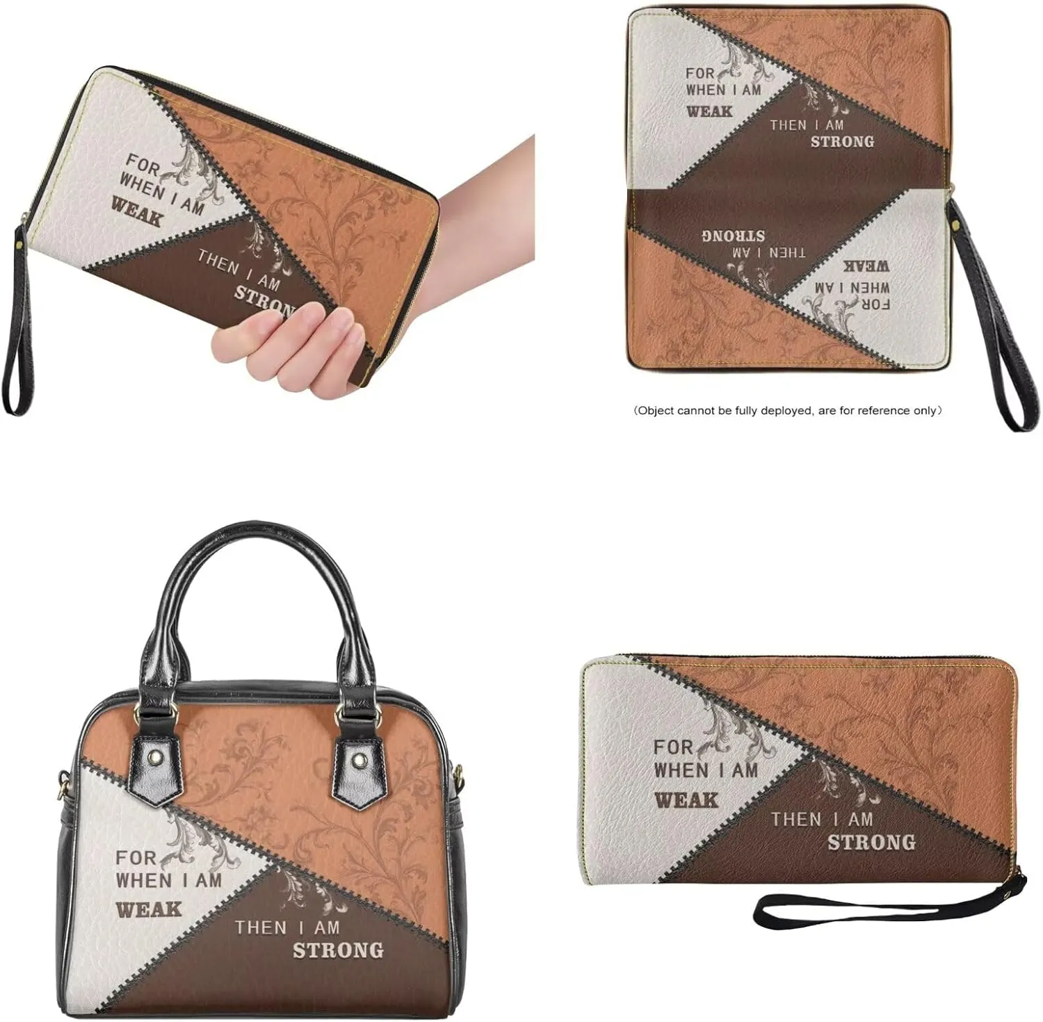 Waterproof Wallet and Purse Set Womens Satchel Purses and Handbags Top Handle Bag for Shopping