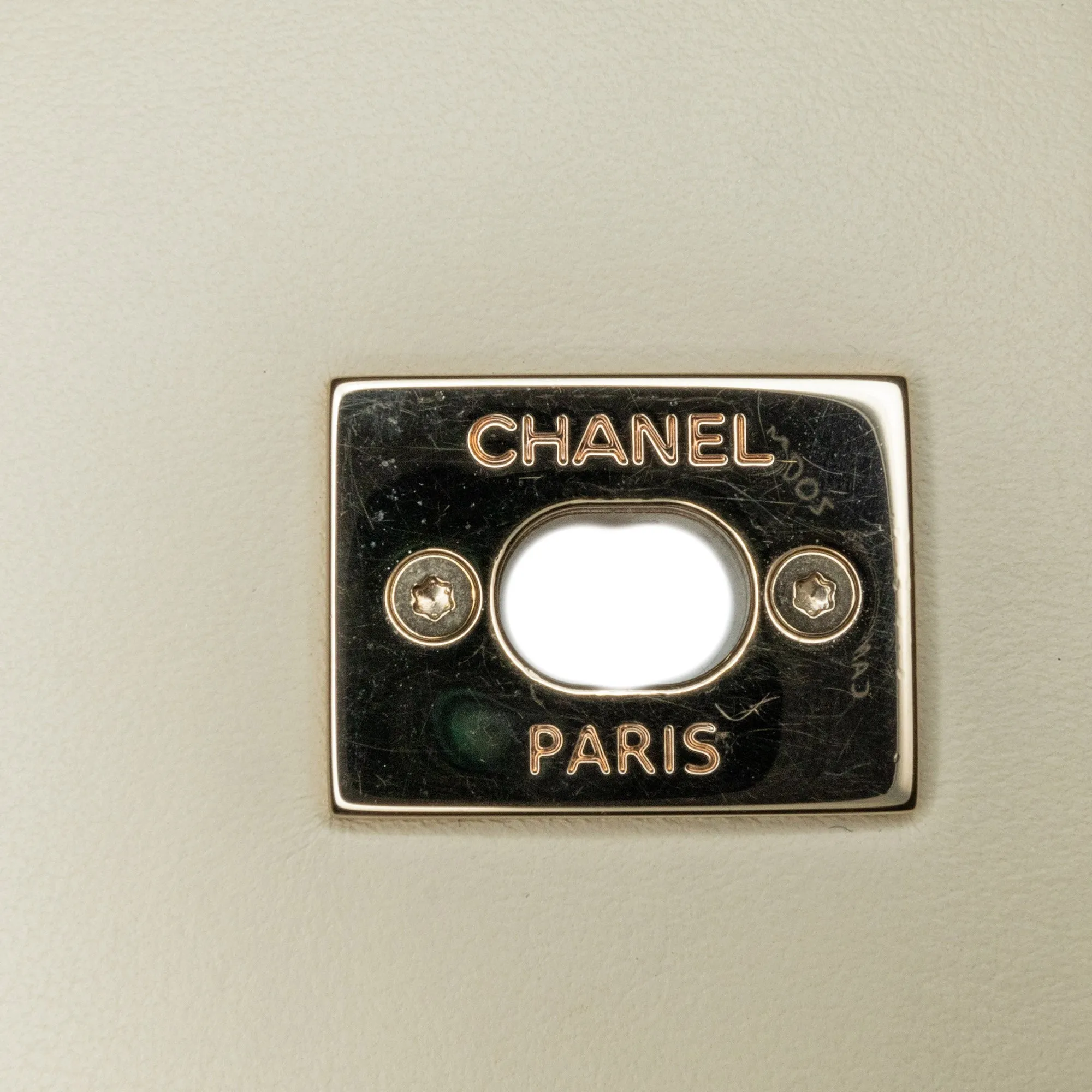 White Chanel Small Caviar Business Affinity Top Handle Bag Satchel