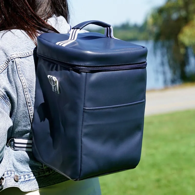 Wine Cooler - Leather Backpack