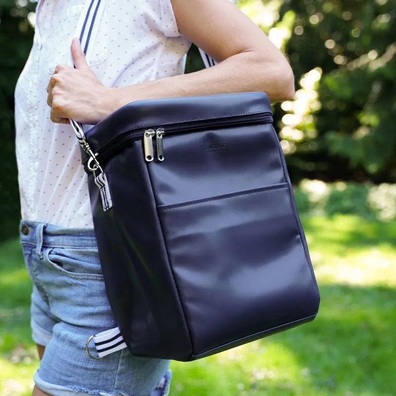 Wine Cooler - Leather Backpack
