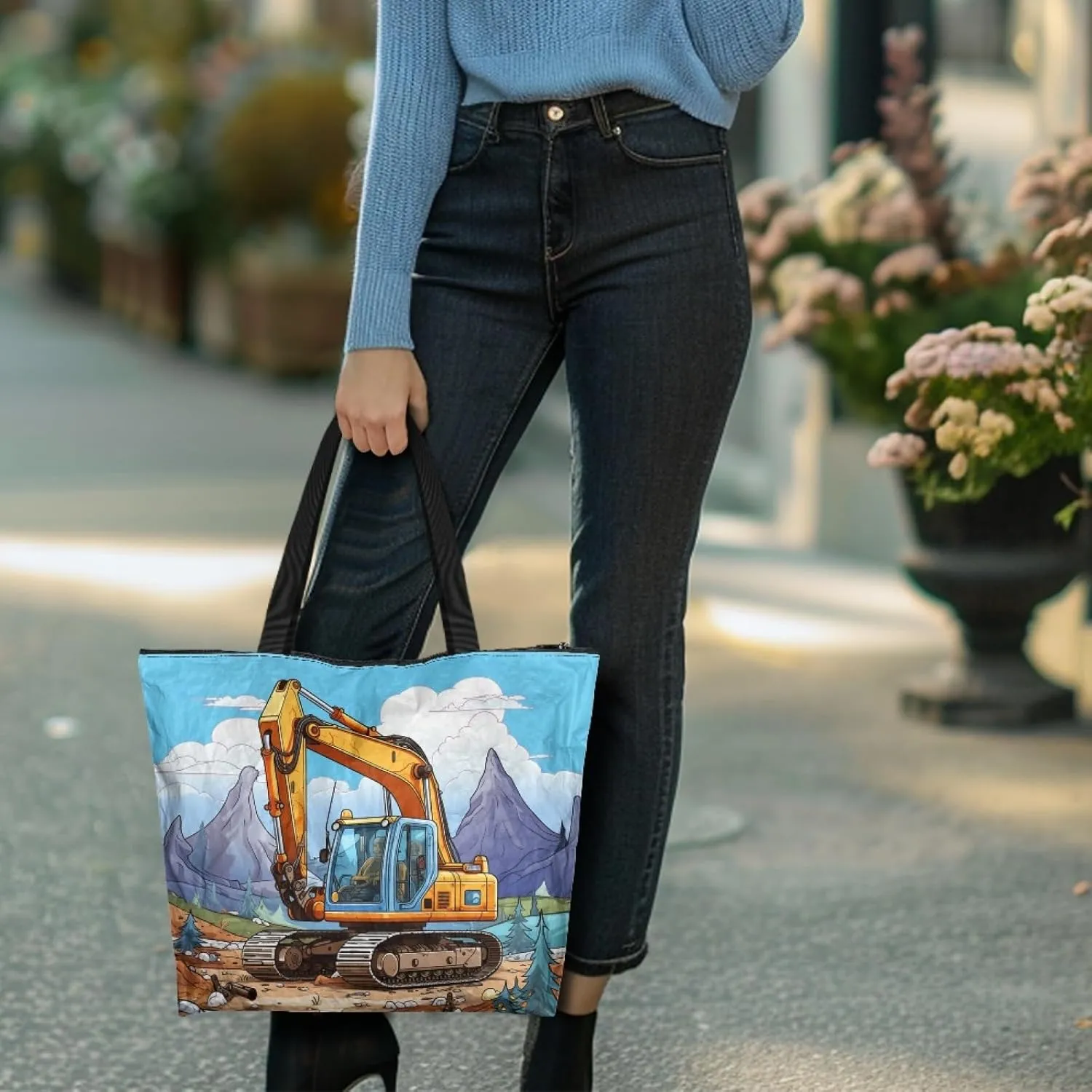 Women Dupont Paper Tote Bag for Ladies Shoulder Bag