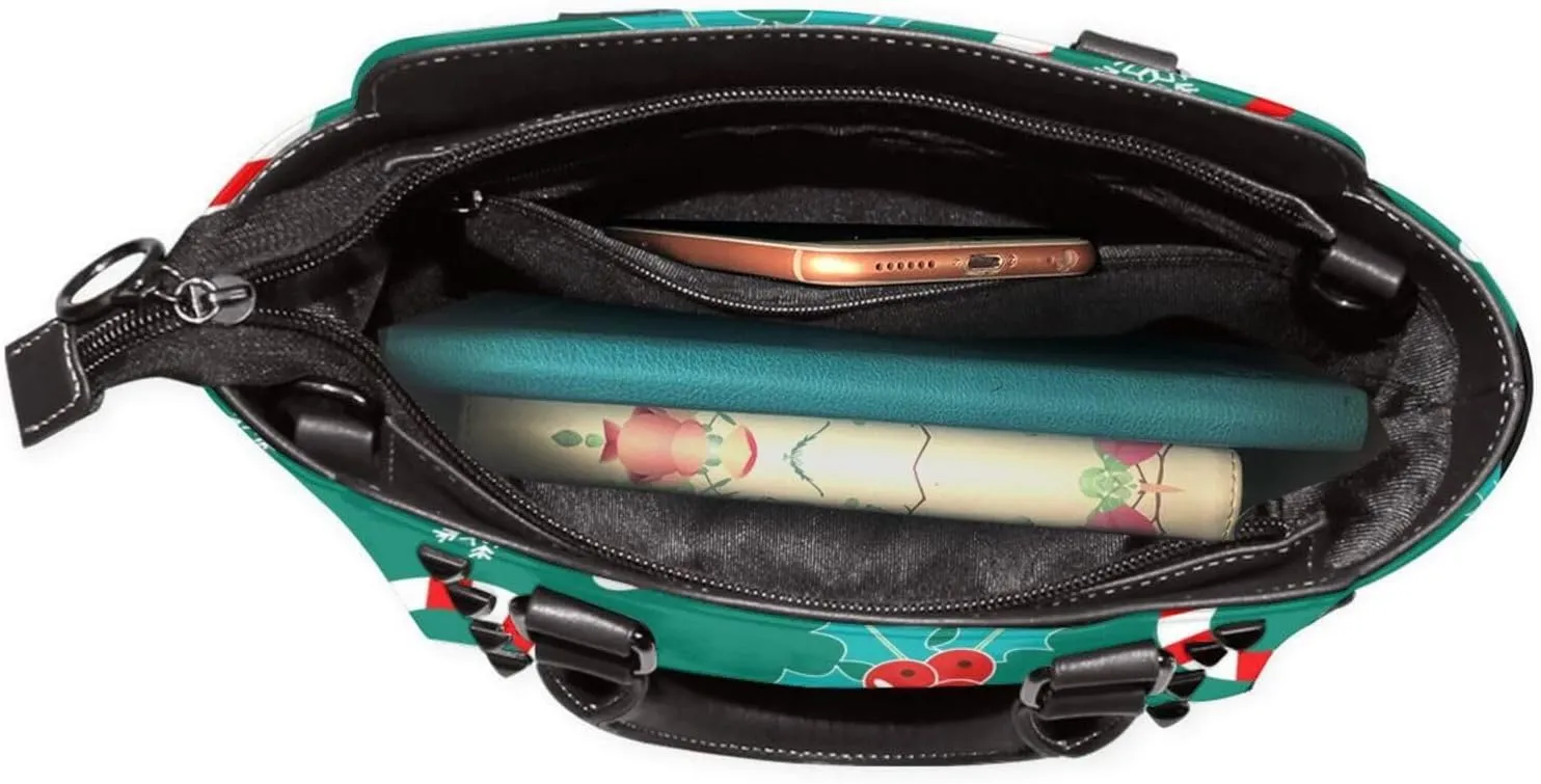 Women Handbag Large Capacity Shoulder Bag Studded Rivet Tote Satchel