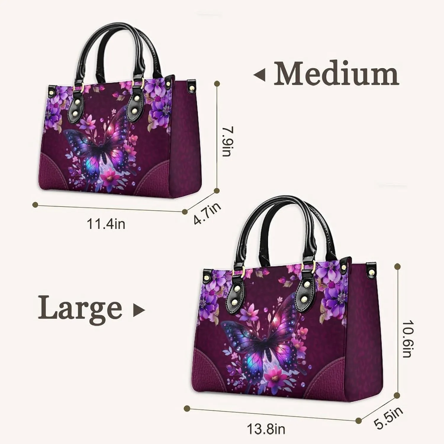 Women Leather Handbag Gift, Casual Crossbody Satchel Bag, Fashion Tote Bag Purses Gifts for Shopping Work Business Travel