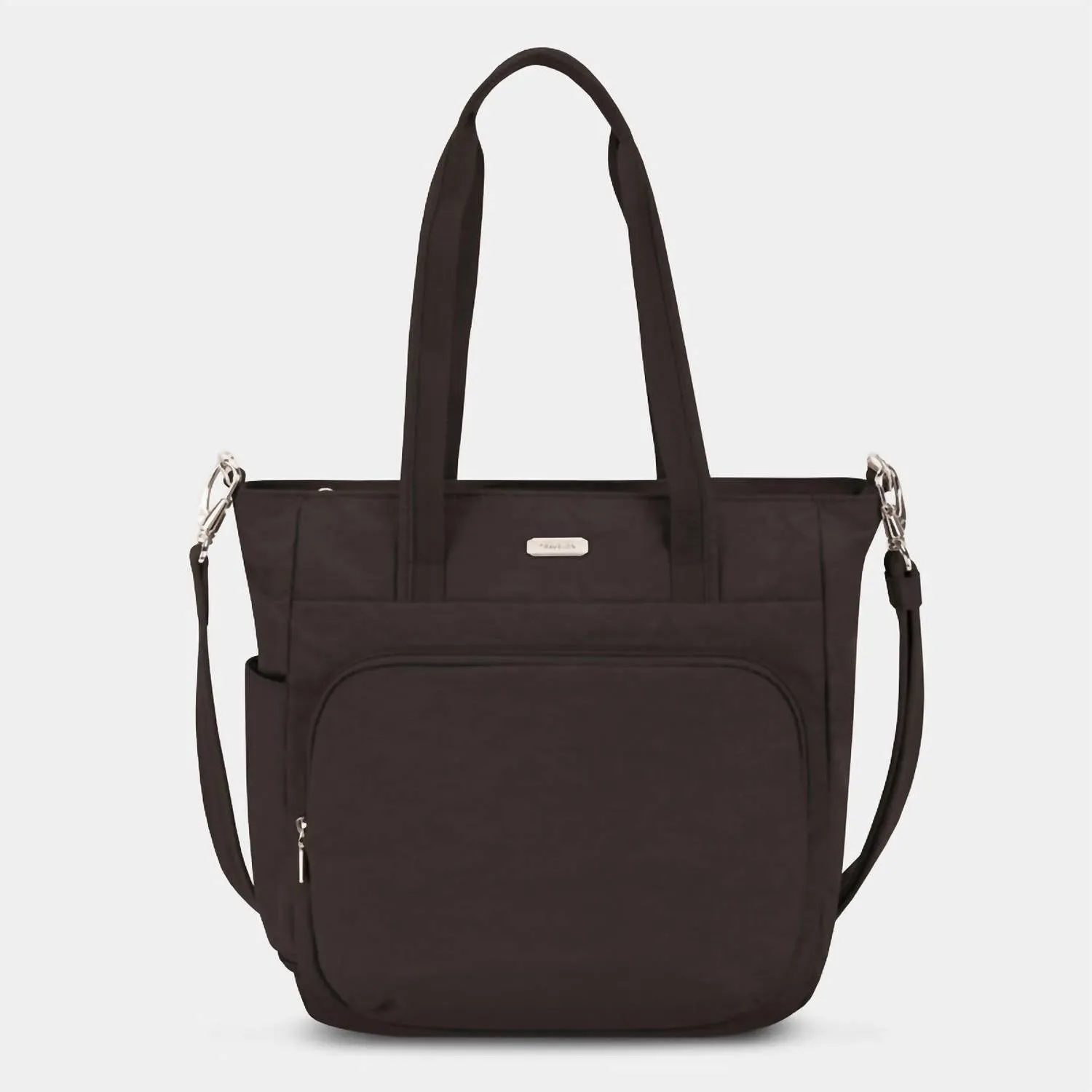 Women's Anti-Theft Essentials Pocket Backpack Tote Bag In Black