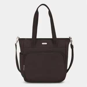 Women's Anti-Theft Essentials Pocket Backpack Tote Bag In Black